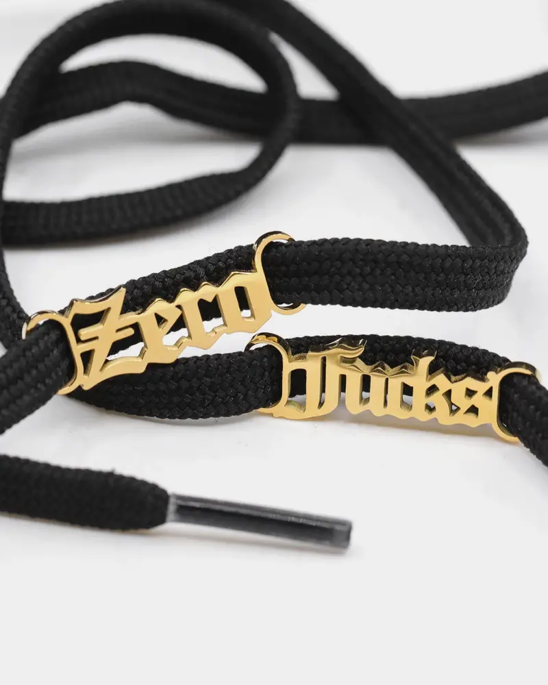 Raising Hell Women's Zero F*Cks Shoe Charm Gold 1