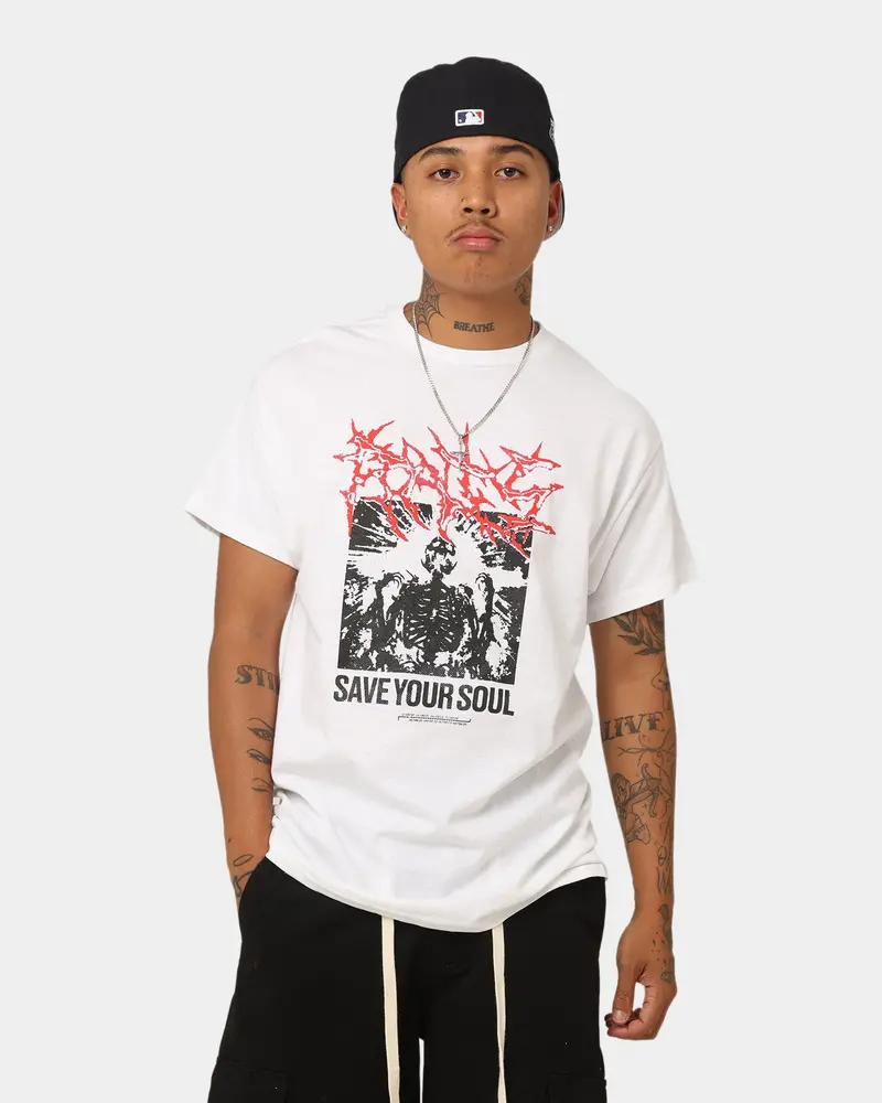 Rats Get Fat Save Your Soul T-Shirt White 1
