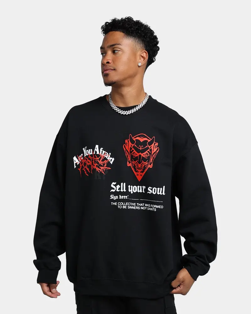 Rats Get Fat Sell Your Soul Crewneck Black 1