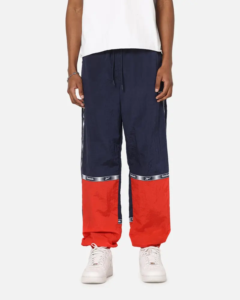 Reebok Colour Block Joggers Navy/Red 1