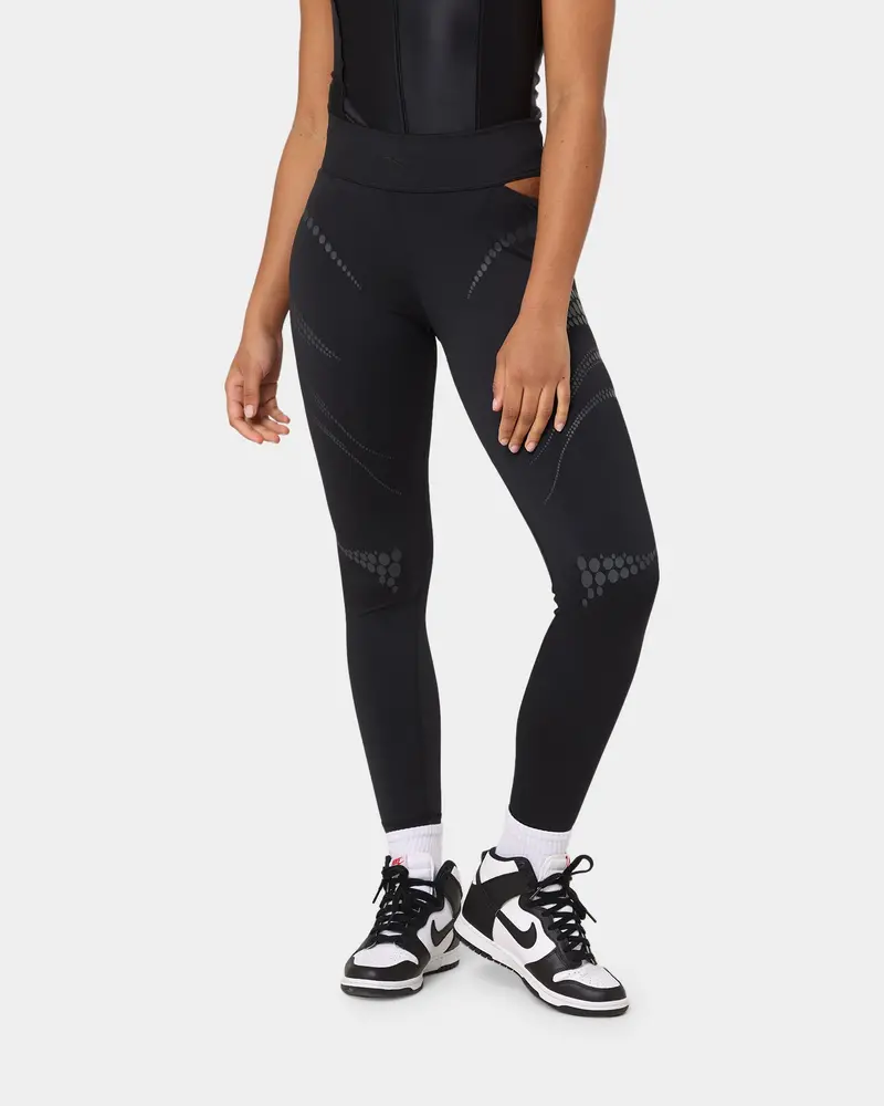 Reebok X Cardi B Tights Black 1