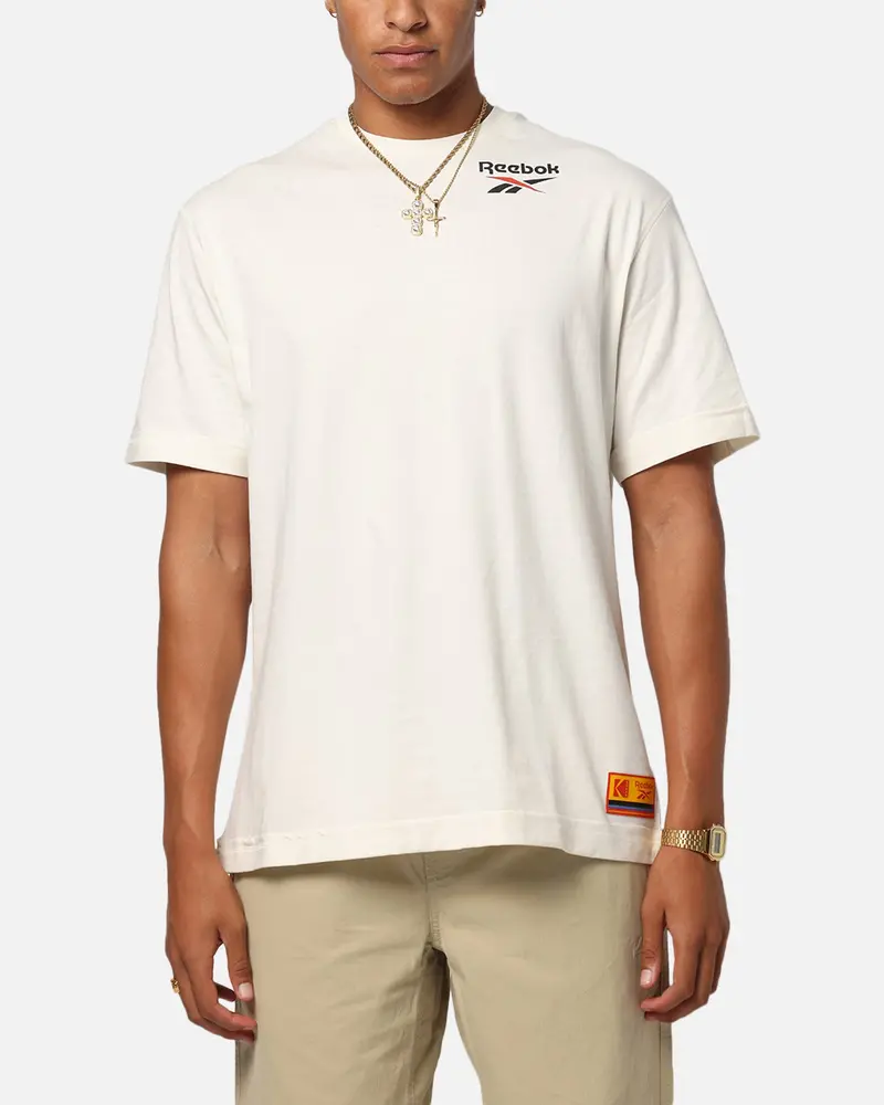 Reebok X Kodak Graphic Run T-Shirt Chalk 1