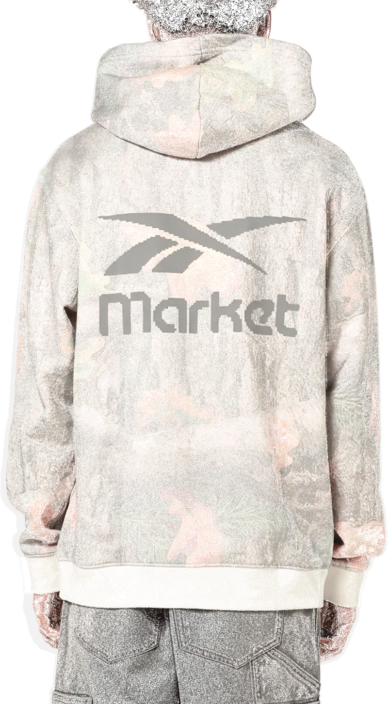 Reebok X Market All Over Print Hoodie Real Tree Camo 1