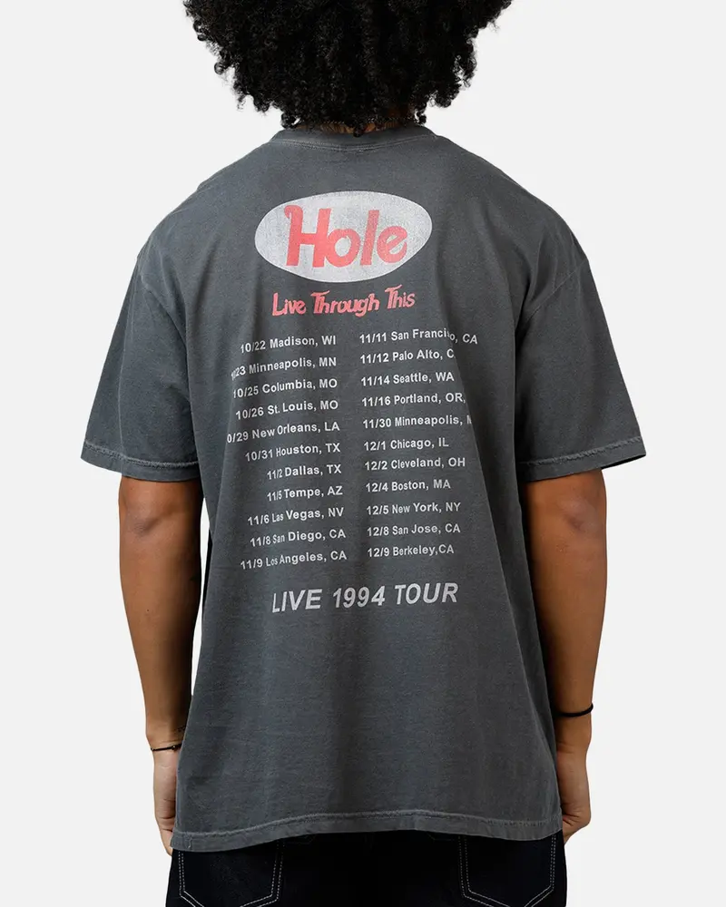 Ripple Hole 1994 Tour T-Shirt Washed Black 1