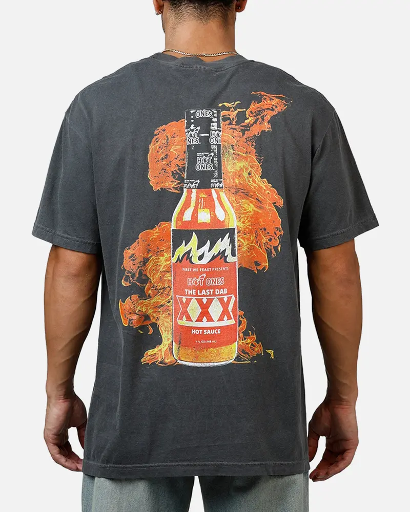 Ripple Hot Ones T-Shirt Washed Black 1