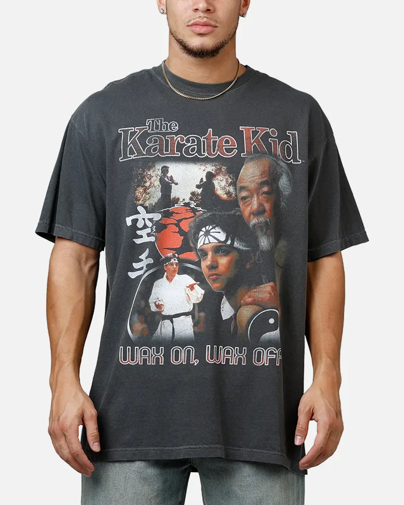Ripple The Karate Kid T-Shirt Washed Black 1