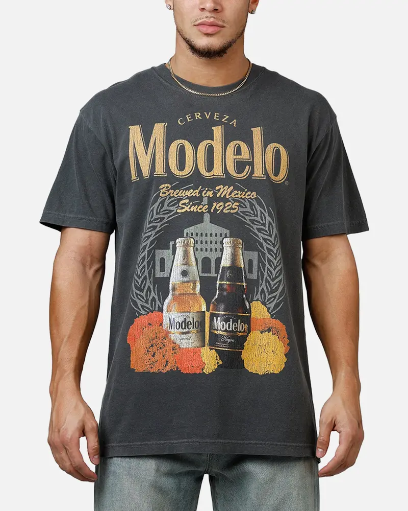 Ripple X Modelo Fighting Spirit T-Shirt Washed Black 1