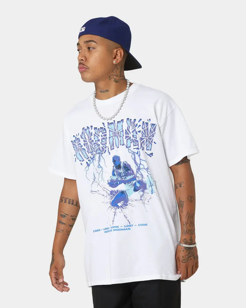 Rodman Brand Broken Glass T-Shirt White 1