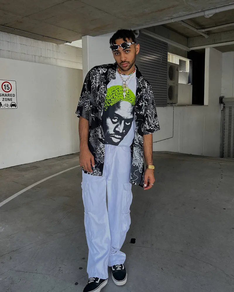Rodman Brand Rodman Face T-Shirt White 1