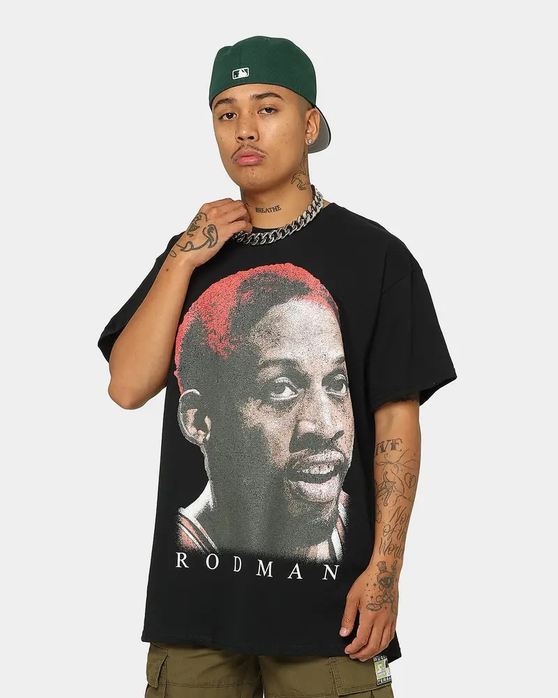 Rodman Brand Rodman Glow Face T-Shirt Black 1
