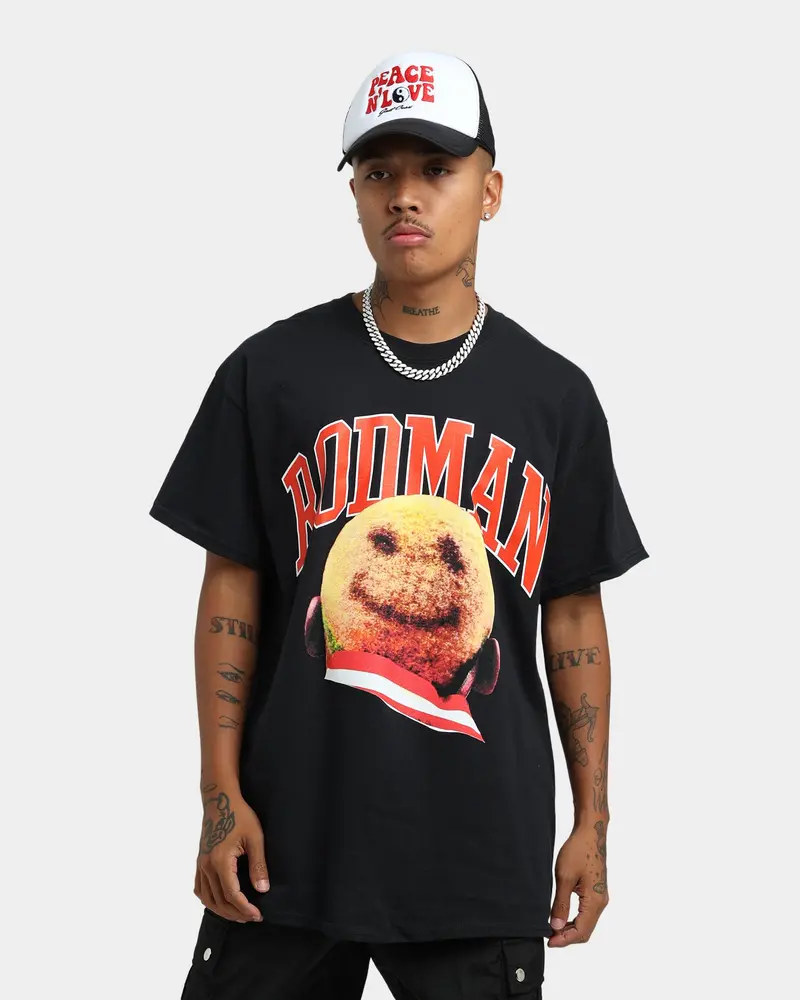 Rodman Brand Rodman Hair T-Shirt Black 1
