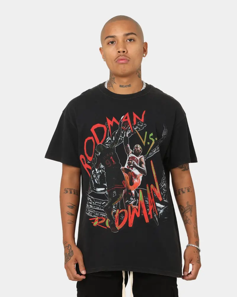 Rodman Brand Rodman V Rodman Vintage T-Shirt Black Wash 1
