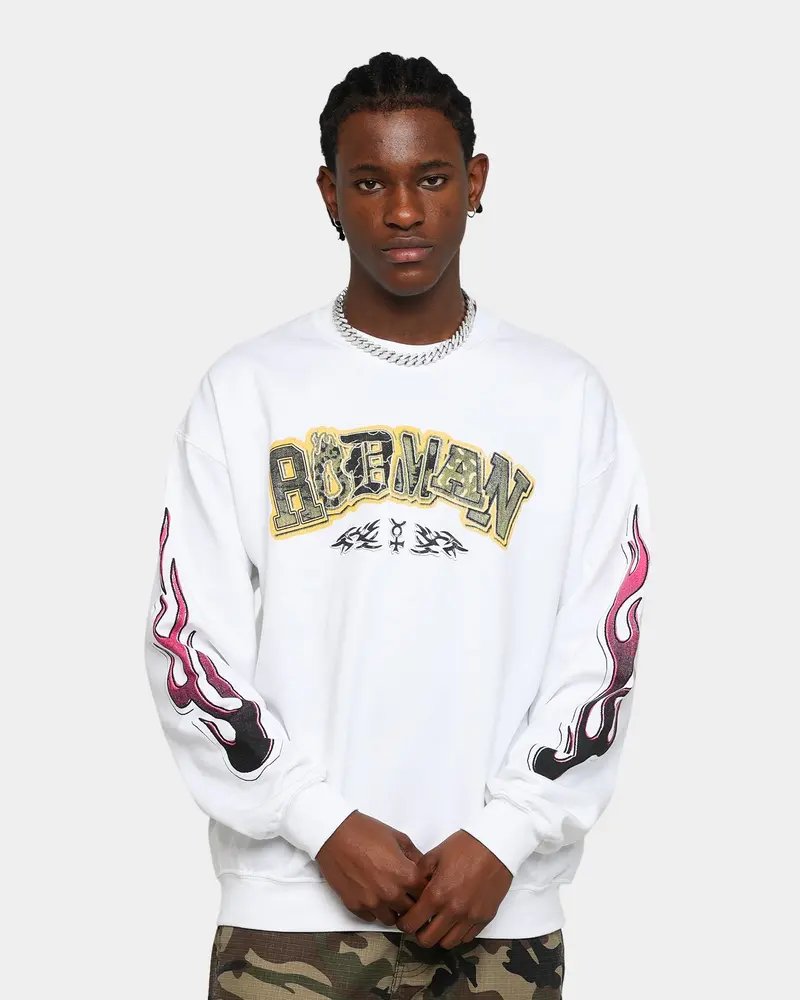 Rodman Brand Zine Crewneck White 1