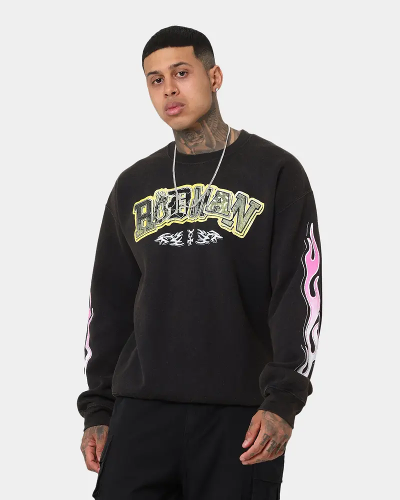Rodman Brand Zine Vintage Crewneck Black Wash 1