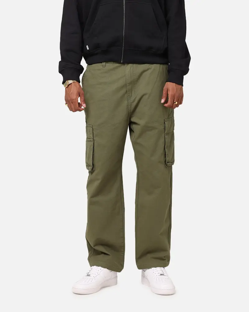 S Double Cargo Work Pant Army 1