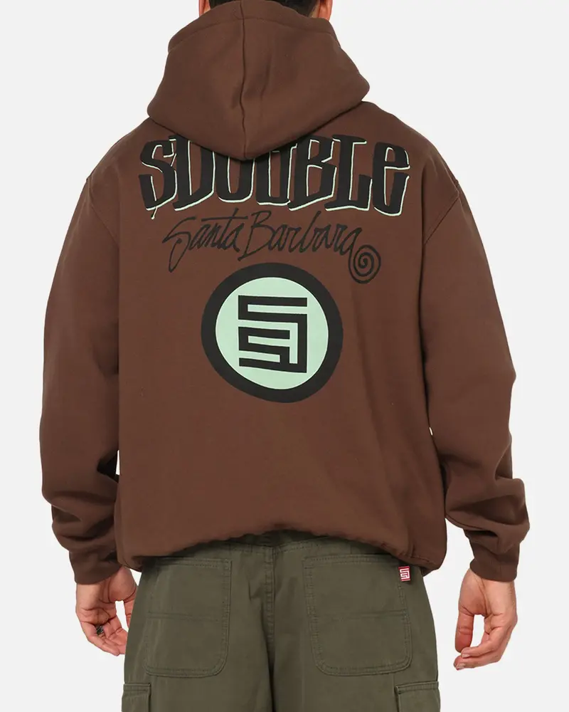 S Double Combo Platter Hoodie Washed Chocolate 1