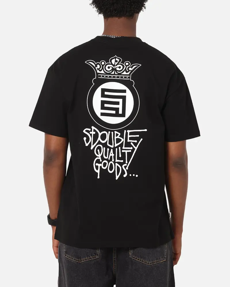 S Double Crown Dot T-Shirt Black 1
