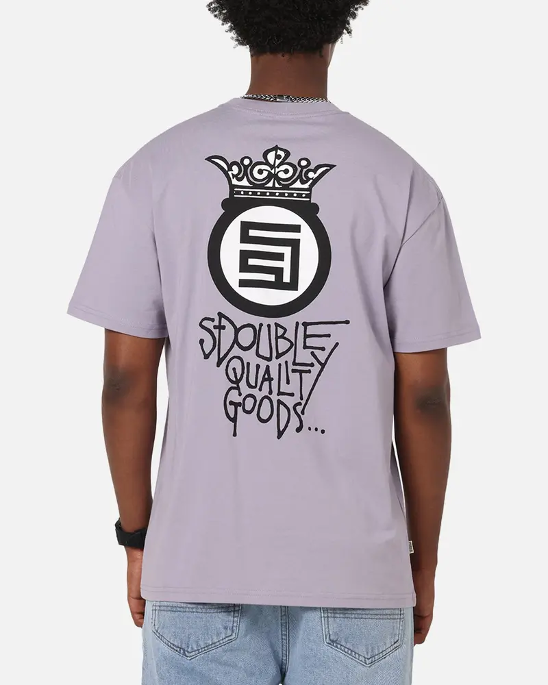 S Double Crown Dot T-Shirt Dusty Purple 1
