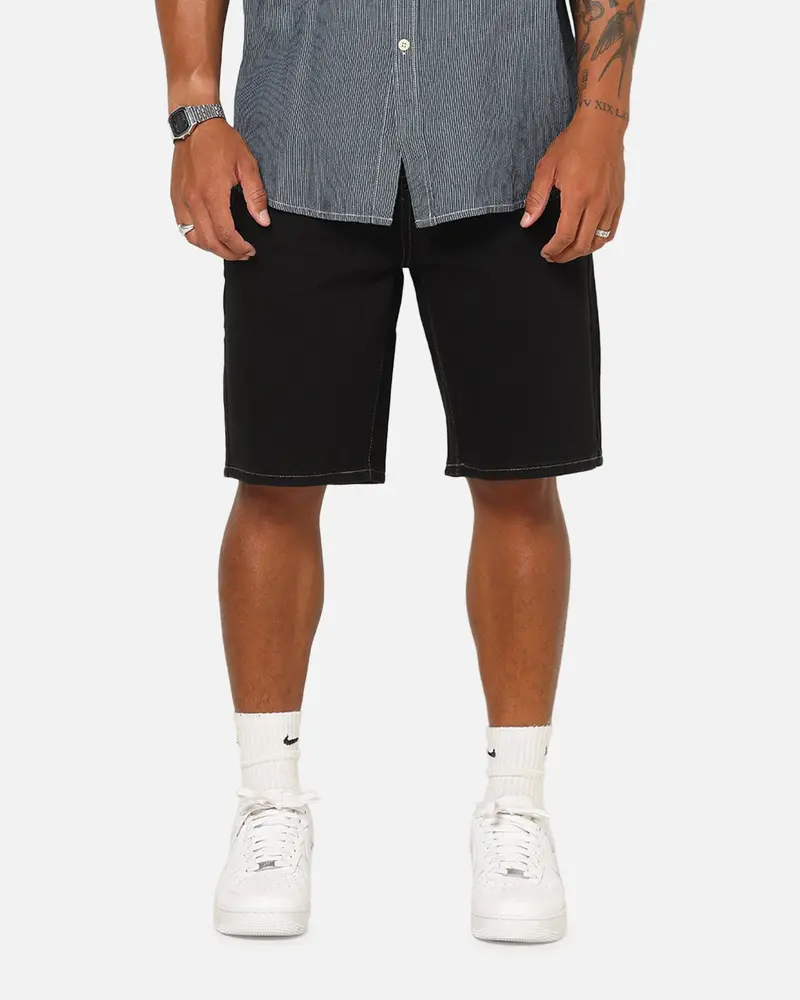 S Double Denim Standard Shorts Raw 1