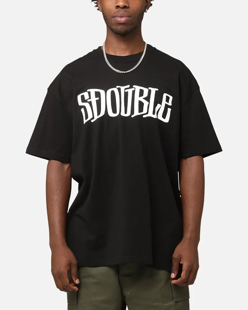 S Double Design By T-Shirt Black 1