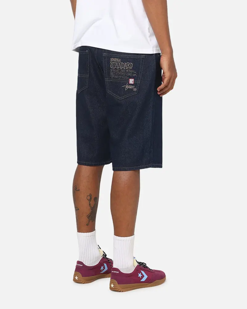 S Double Emb 5 Pocket Shorts One Rinse 1