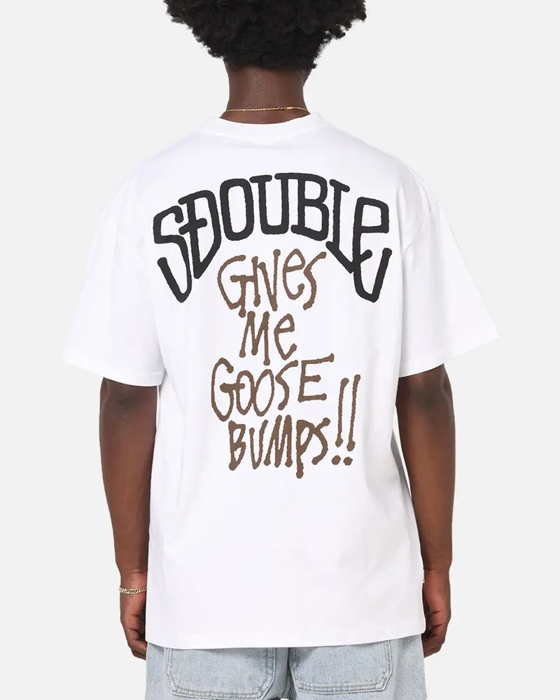 S Double Goosebumps T-Shirt White 1