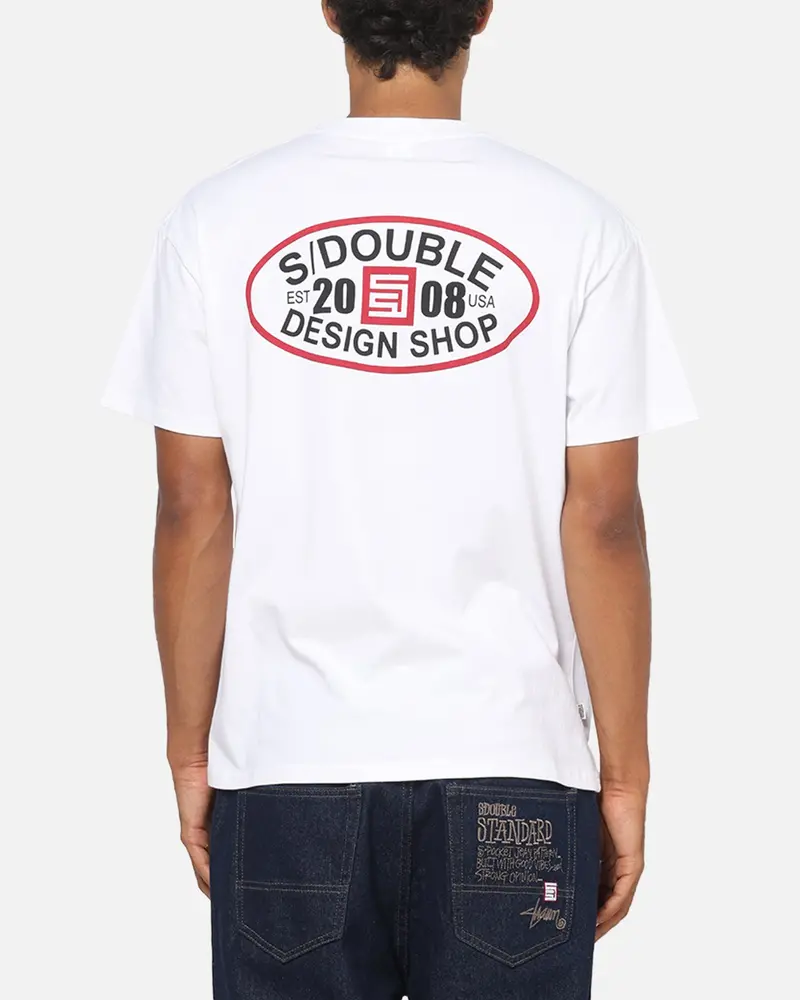 S Double Oval T-Shirt White 1