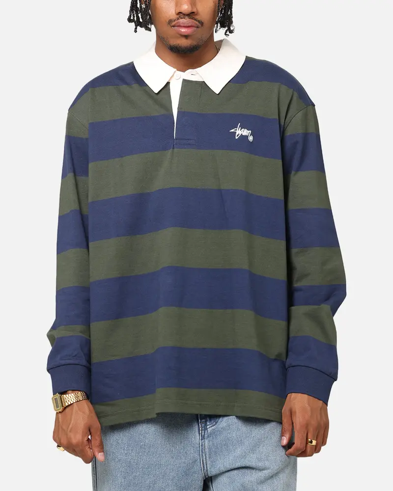S Double Rugby Jersey Navy 1