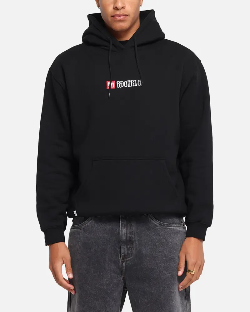 S Double S-Cube Block Hoodie Black 1