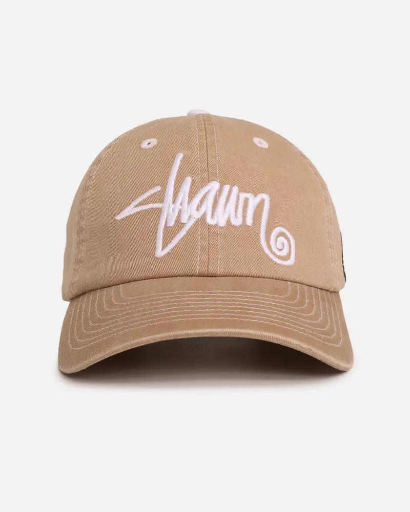 S Double Shawn Script Strapback Sand 1