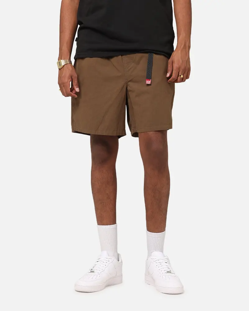 S Double Trail Shorts Chocolate 1