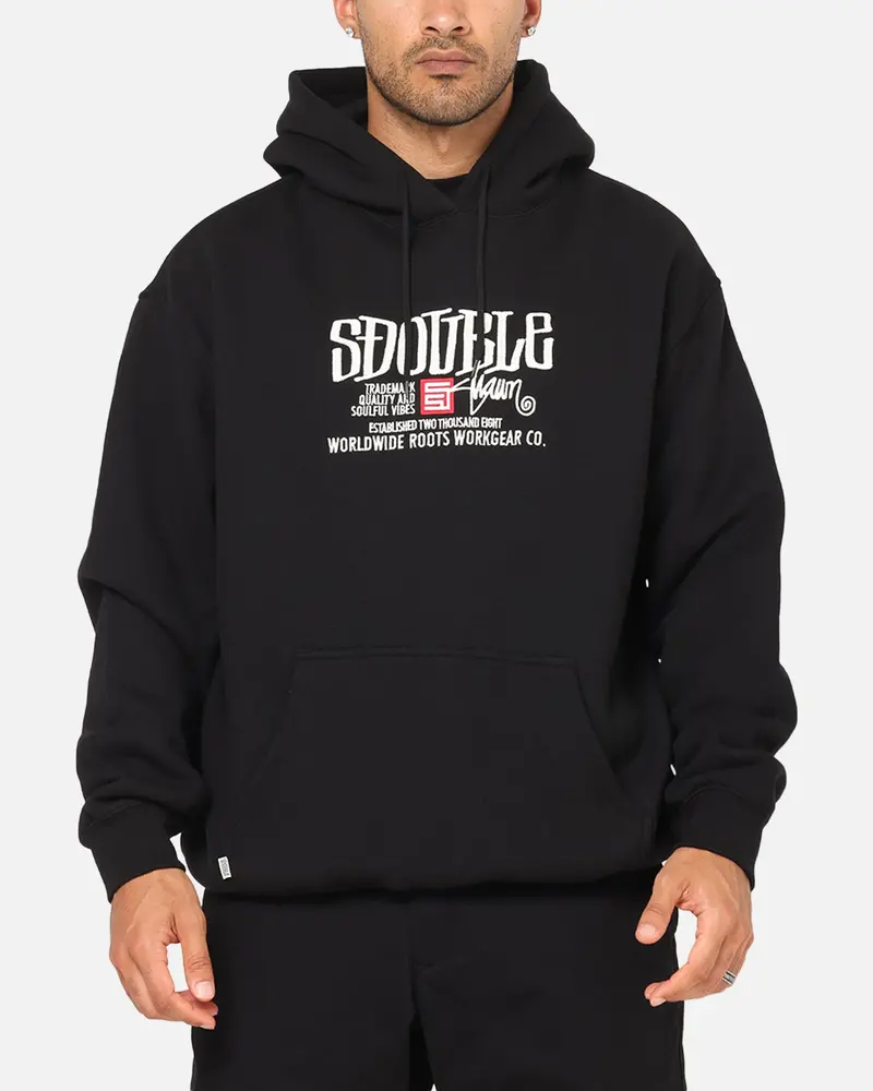 S Double Workgear Hoodie Black 1