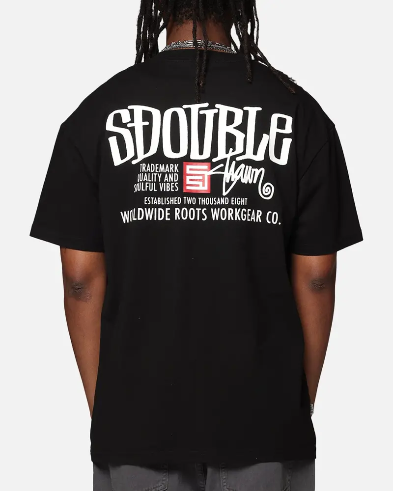 S Double Workgear T-Shirt Black 1