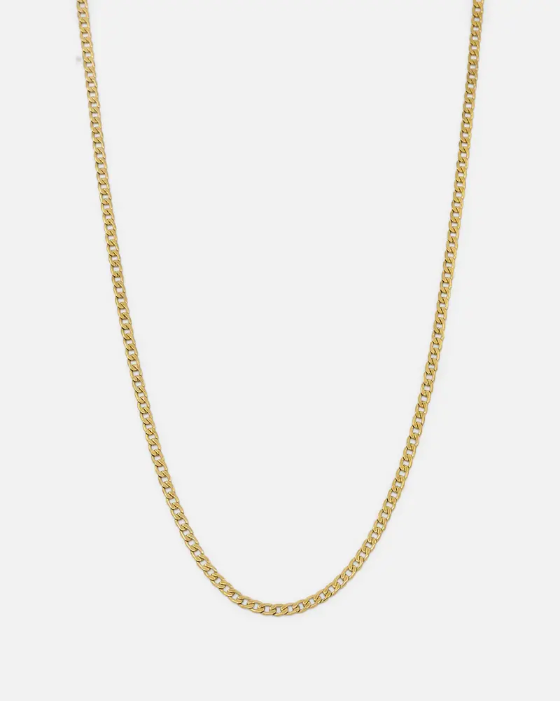 Saint Morta 3Mm Smooth Cut Cuban Chain Gold 1