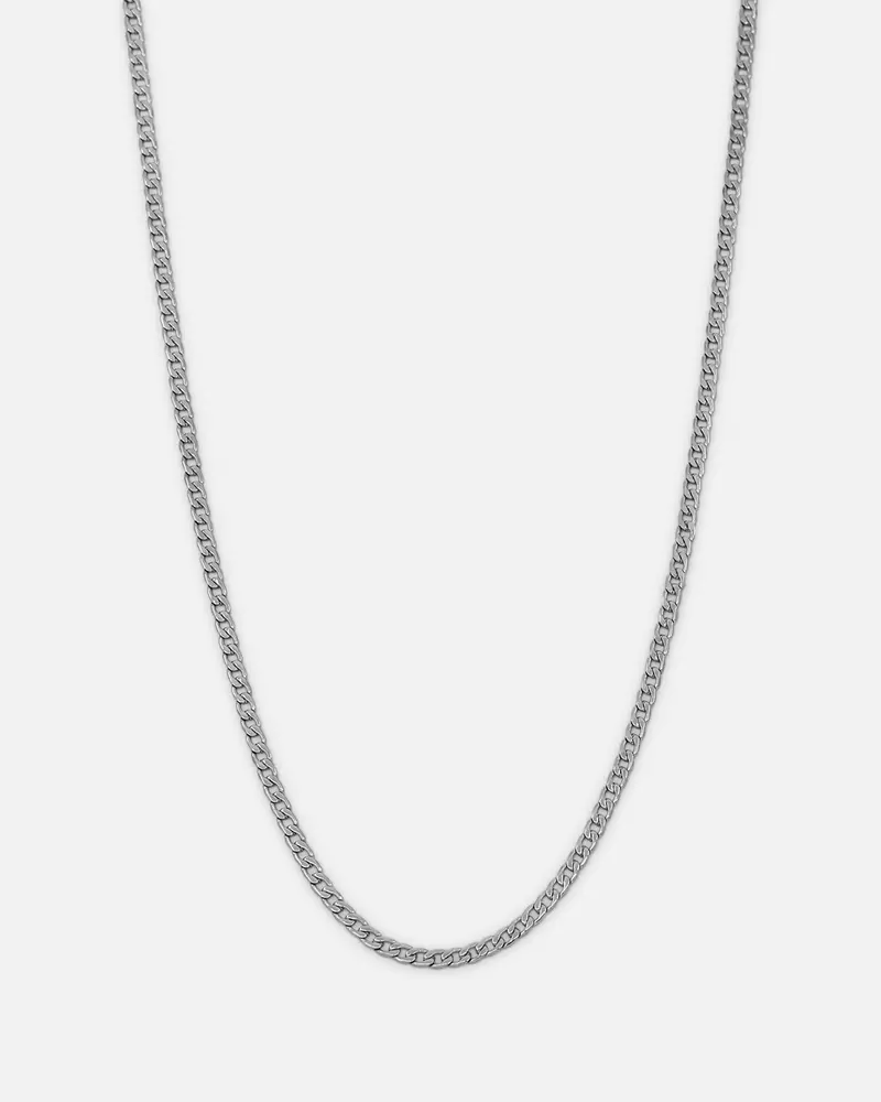 Saint Morta 3Mm Smooth Cut Cuban Chain White Gold 1