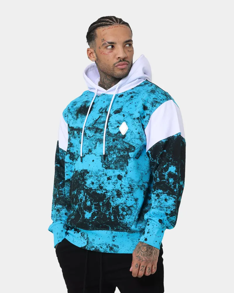 Saint Morta Acid Hoodie Cyan/White/Black 1