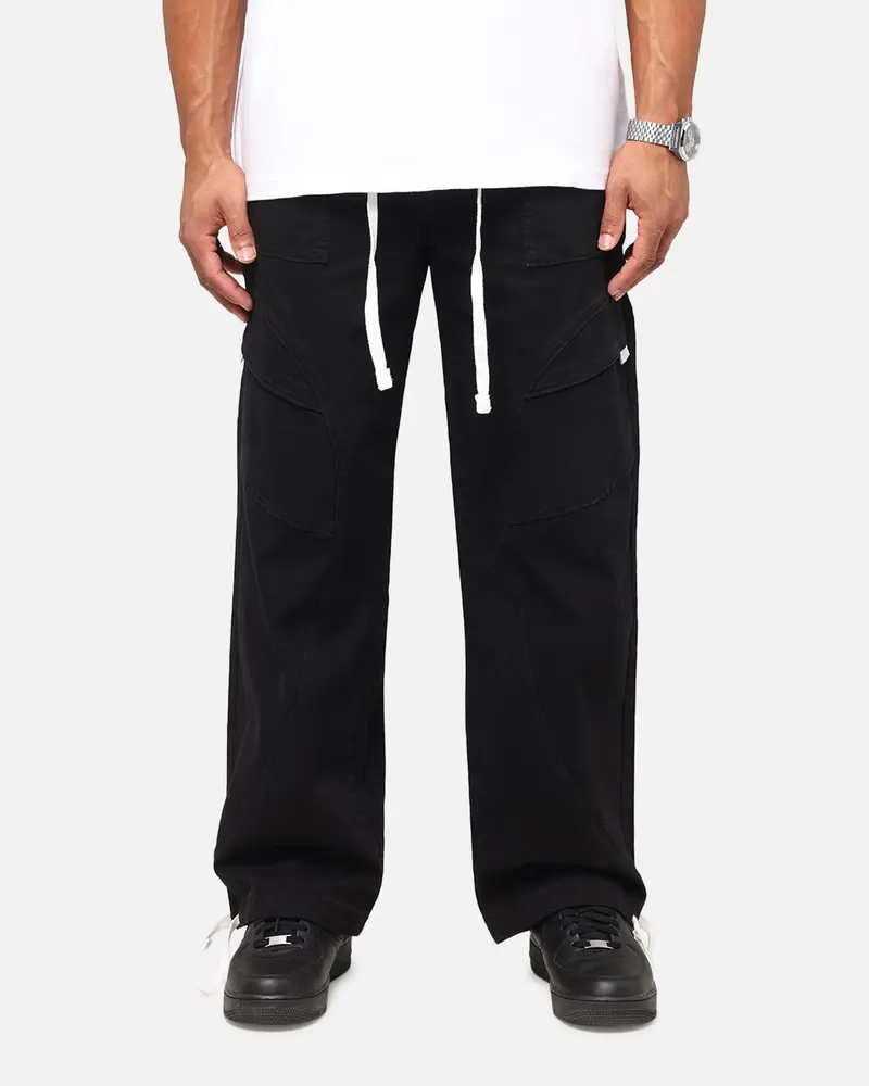 Saint Morta Aera Baggy Cargo Pants Vintage Black 1