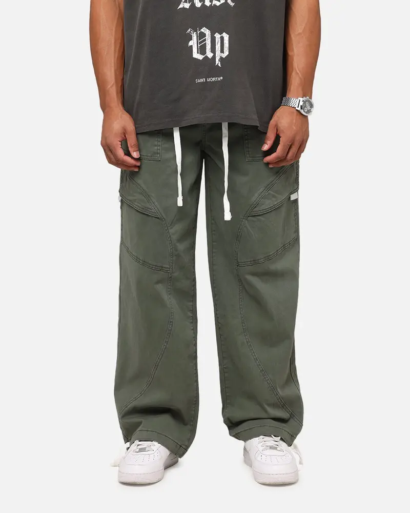 Saint Morta Aera Baggy Cargo Pants Vintage Khaki 1