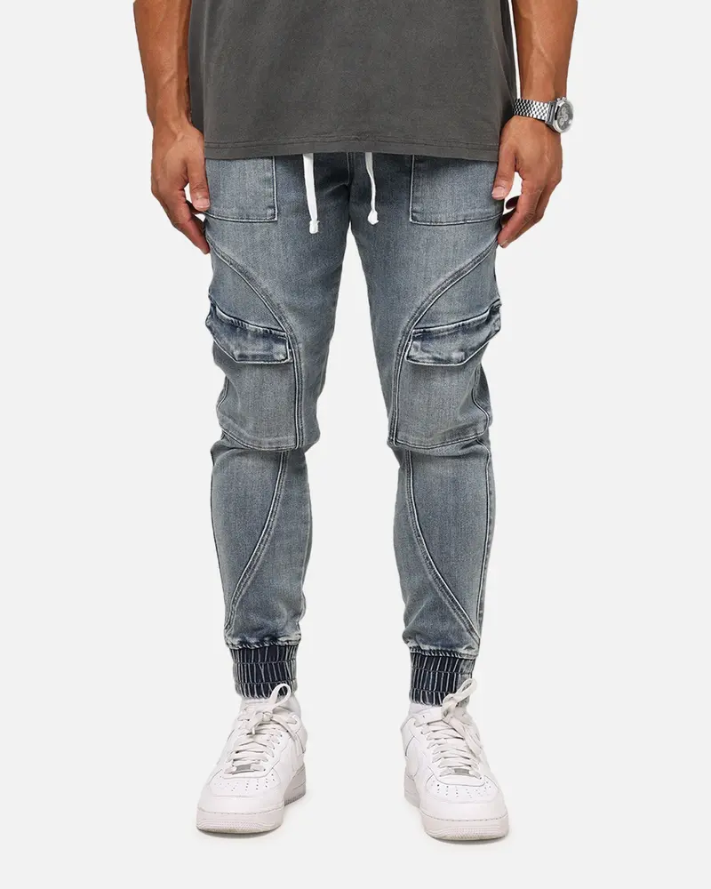 Saint Morta Aera Denim Joggers Dirty Denim 1