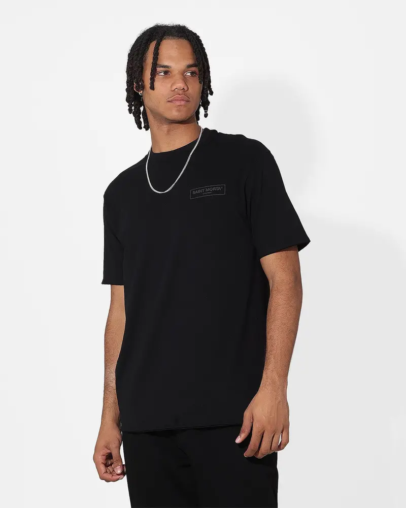 Saint Morta Alpha Box T-Shirt Black/Black 1