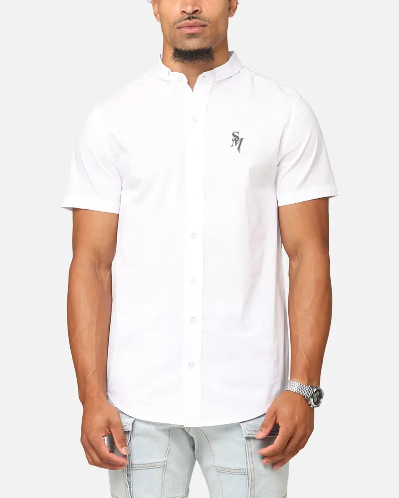 Saint Morta Alpha Homora Slimfit Shirt White/White 1