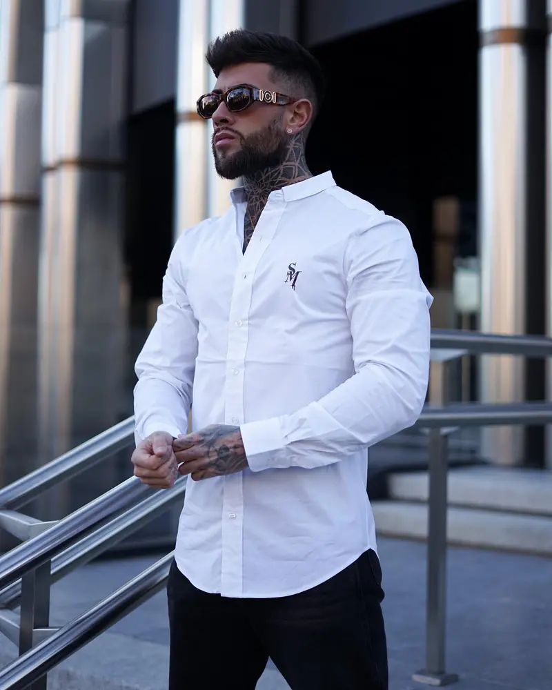 Saint Morta Alpha Horoma Slim Fit Shirt White 1