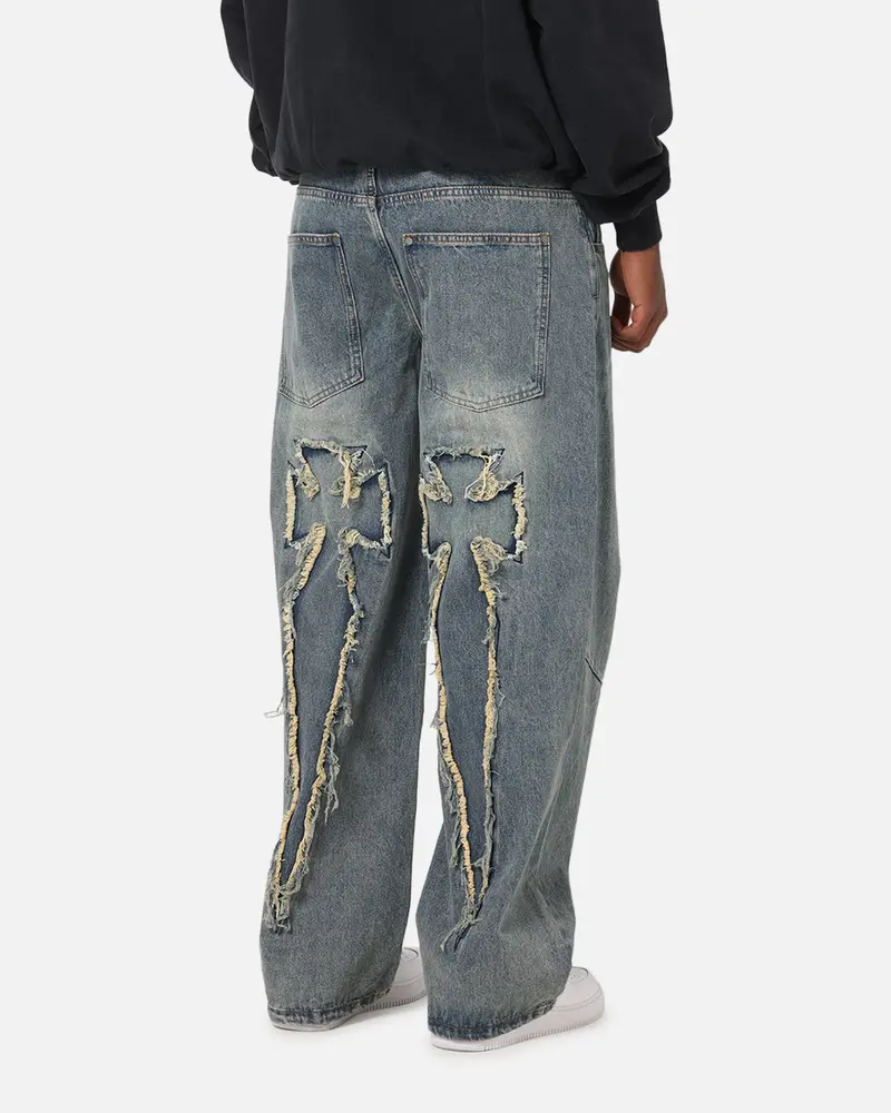 Saint Morta Amplus Crossfire Jeans Dirty Denim 1