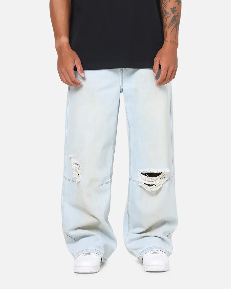 Saint Morta Amplus Distressed Jeans Light Dirty Denim 1