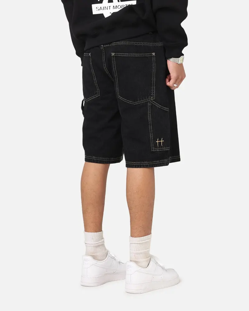 Saint Morta Amplus Recon Carpenter Jort Shorts Vintage Black 1