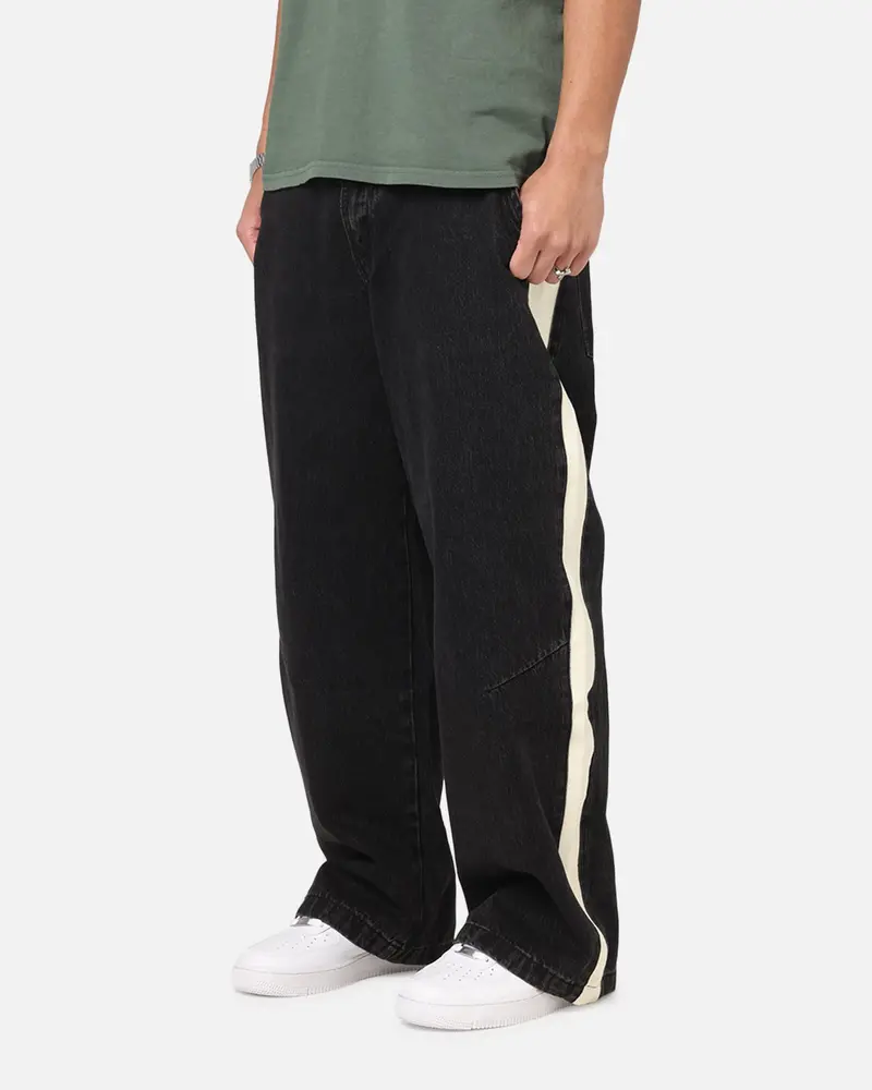 Saint Morta Amplus Sidewinder Jeans Black/Off White 1