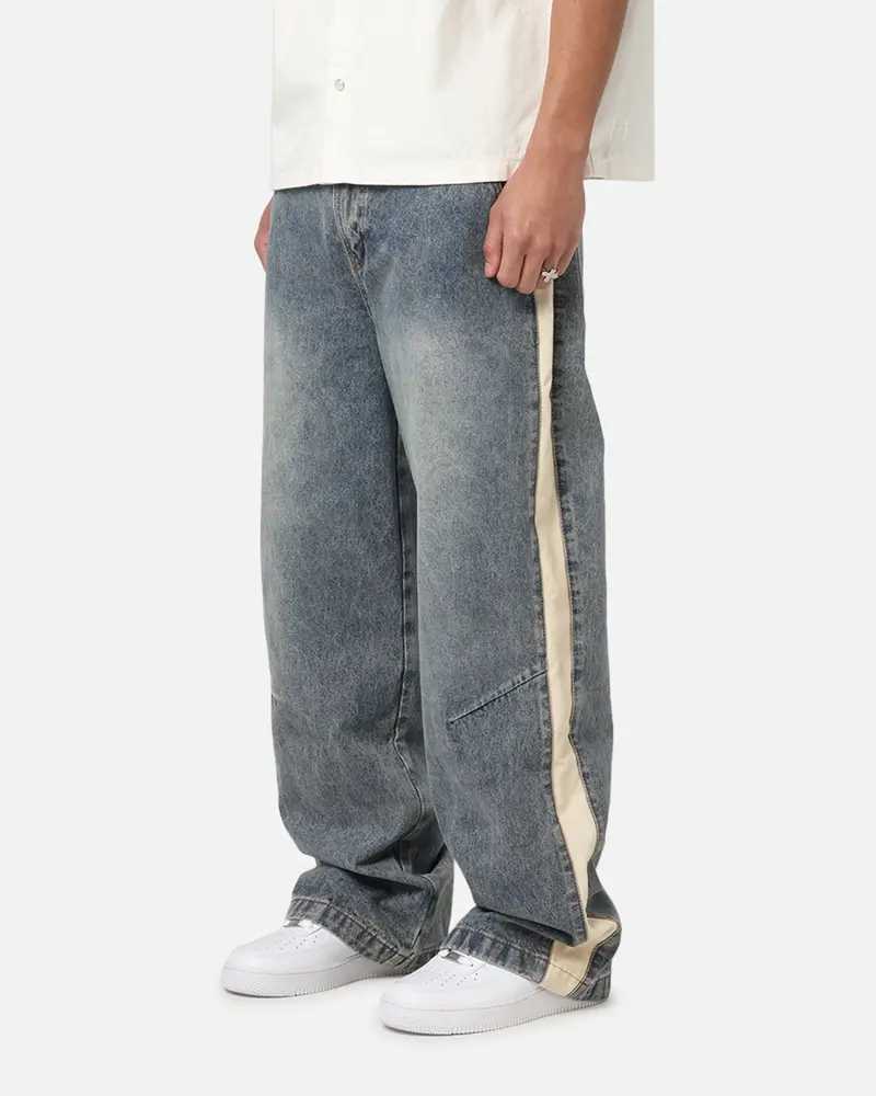 Saint Morta Amplus Sidewinder Jeans Dirty Denim/Off White 1