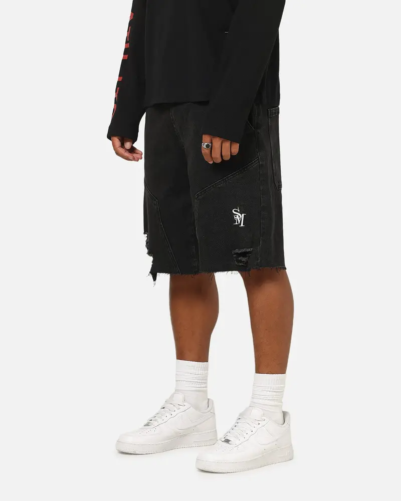 Saint Morta Annex Baggy Jorts Black Shadow 1