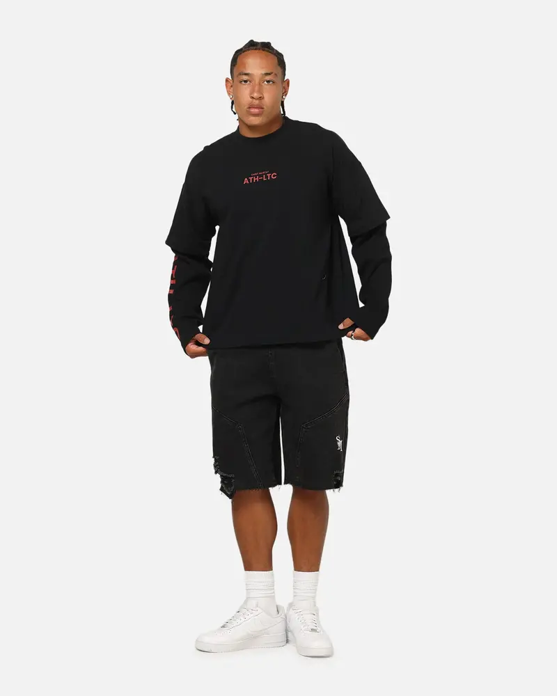Saint Morta Annex Baggy Jorts Black Shadow 2