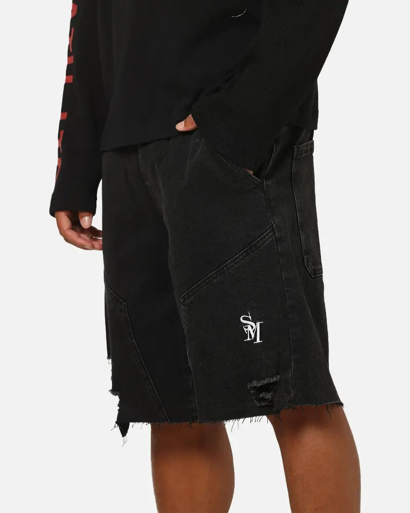 Saint Morta Annex Baggy Jorts Black Shadow 3